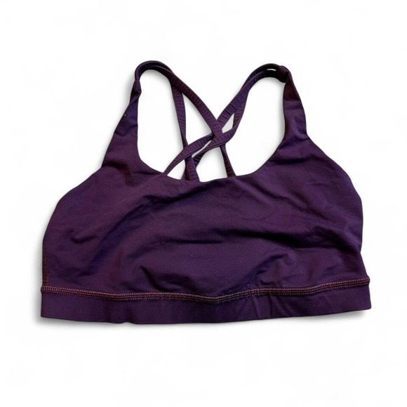 Lemon Other - Lululemon‎ energy bra medium support purple size 8
